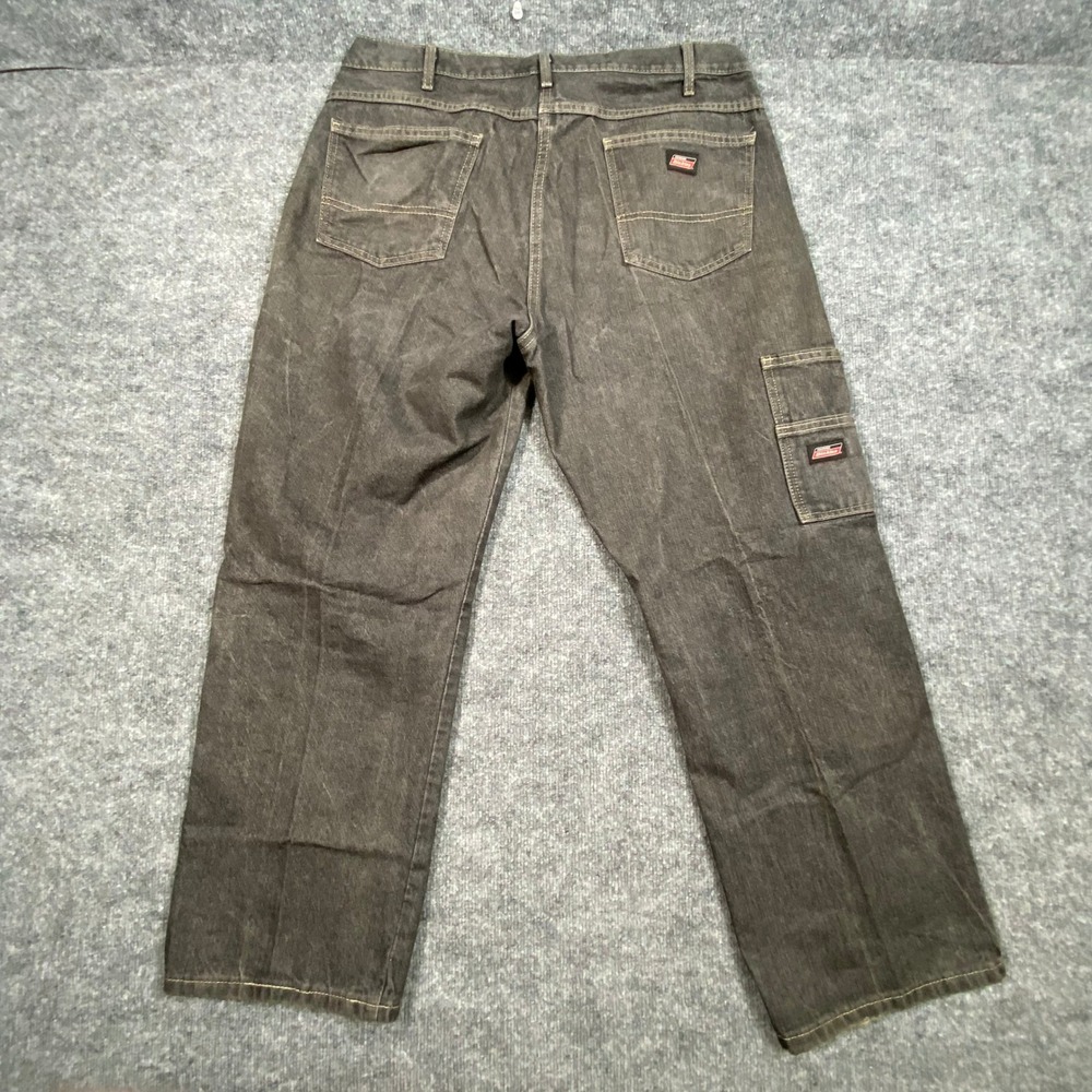 Dickies Mens Faded Black Carpenter‎ Jeans 36x30 Relaxed Fit Utility Work Pants